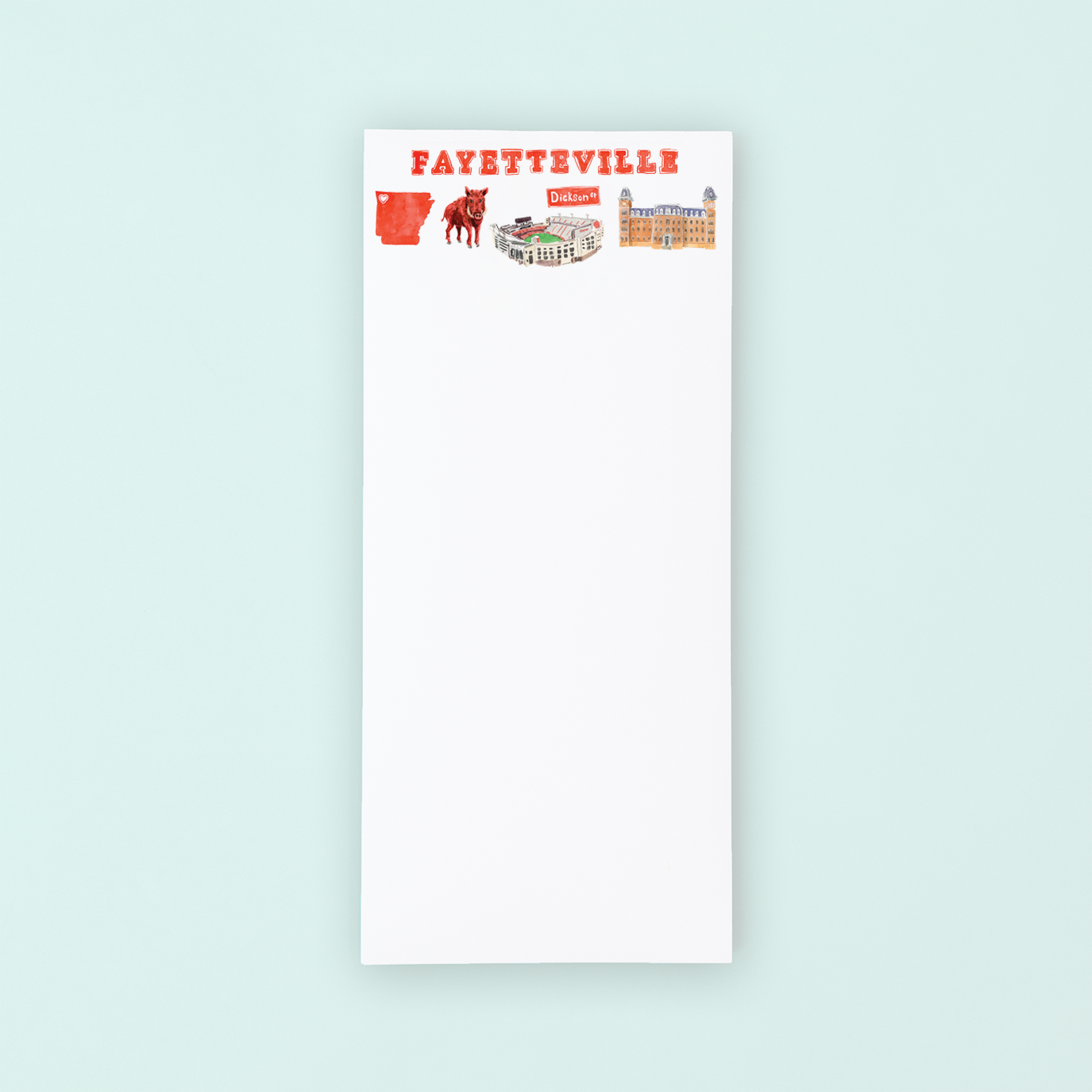 Fayetteville Pattern Listpad