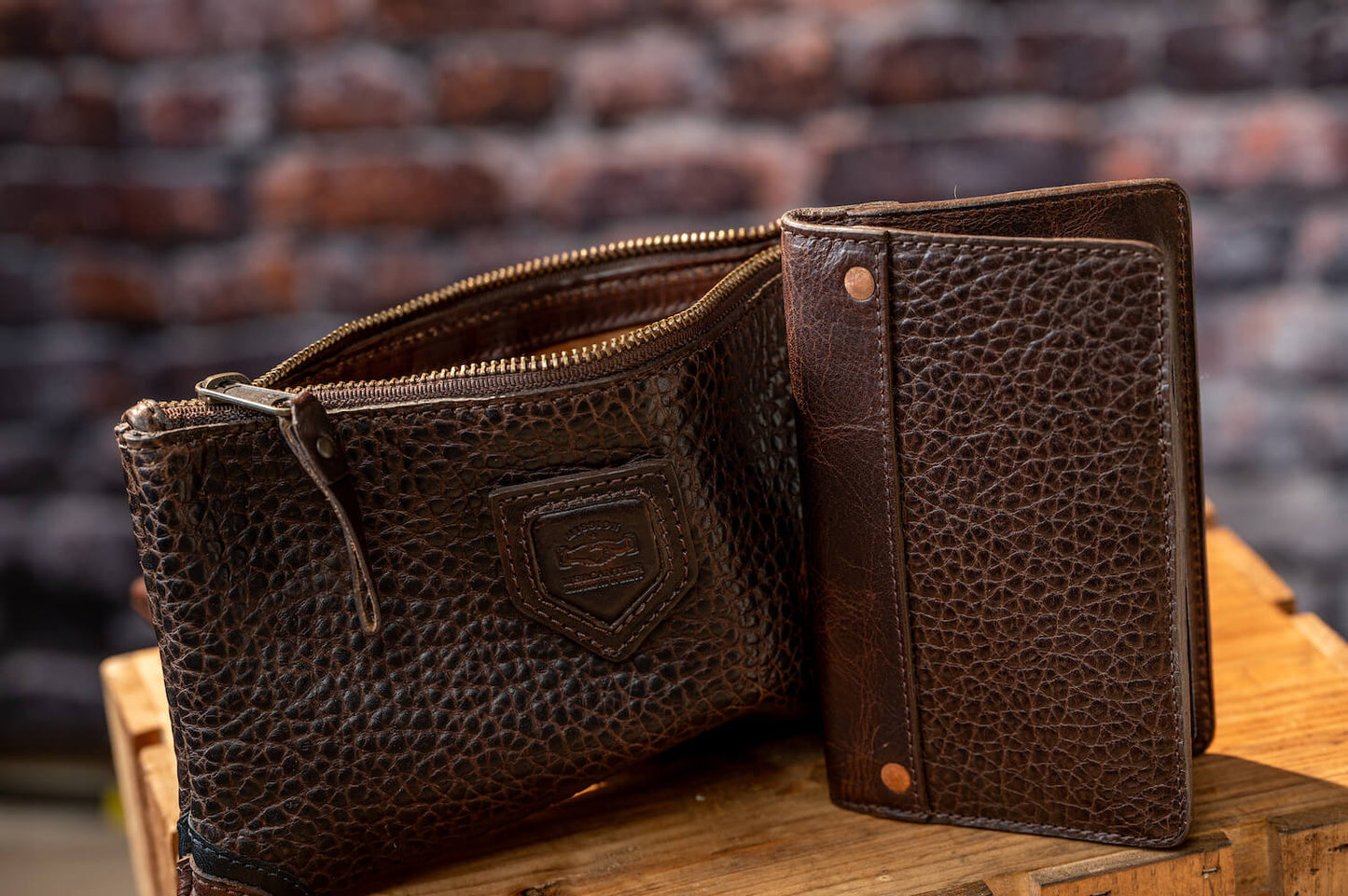Theodore Leather Passport Wallet