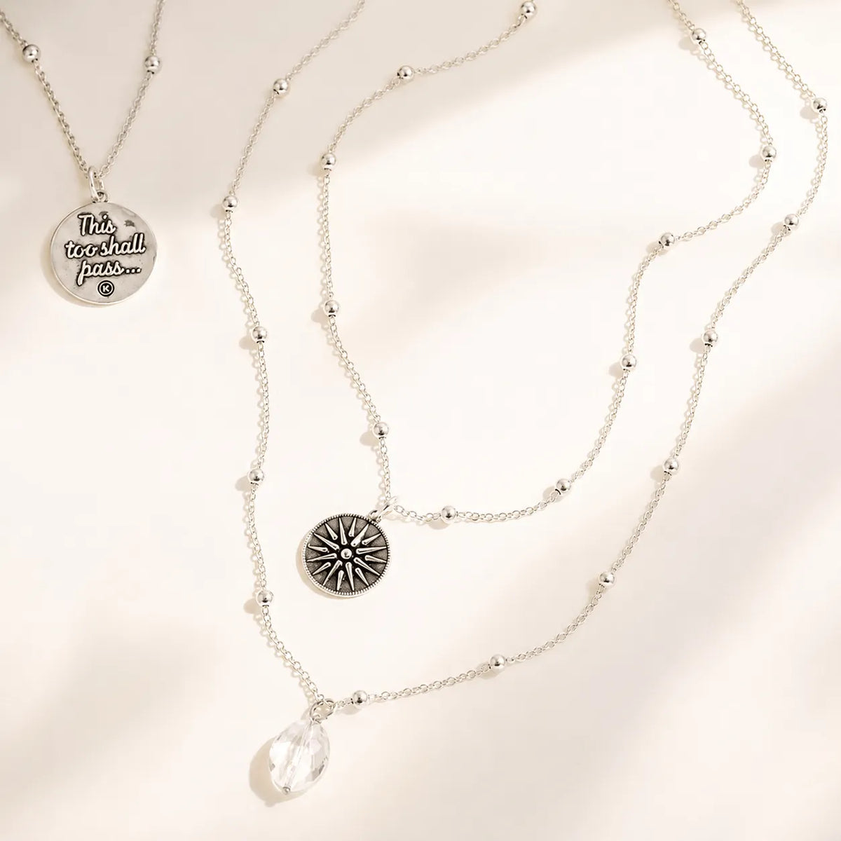 This Too Shall Pass Star Dainty Necklace