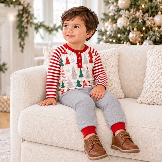 Christmas Baby & Toddler Top & Bottom Set