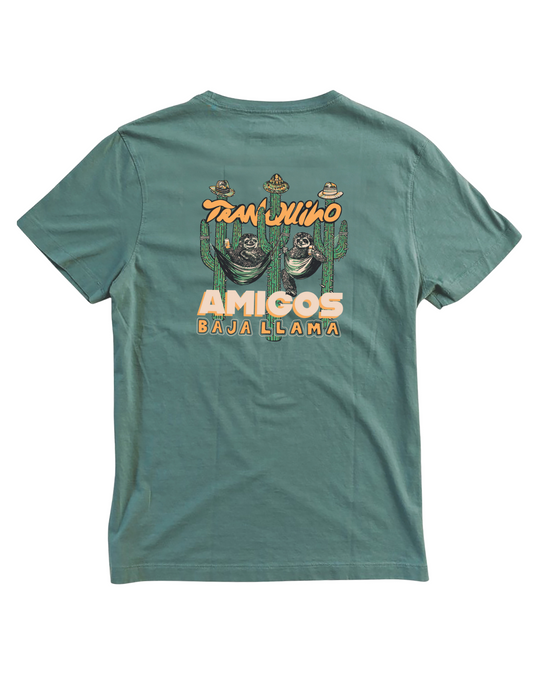 TRANQUILO AMIGOS - GREEN PRIMO GRAPHIC TEE