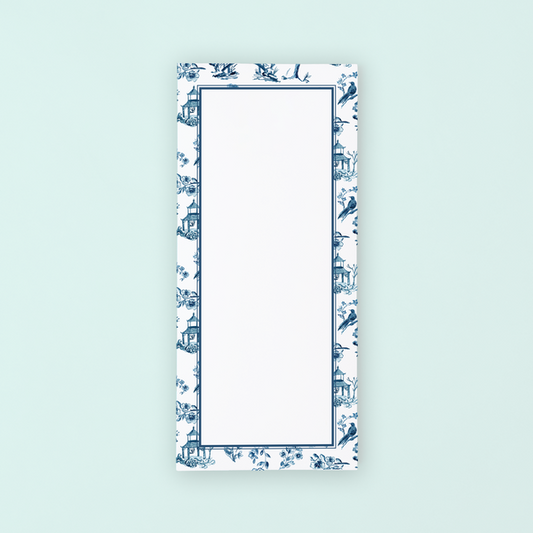 Chinoiserie Lists Pad