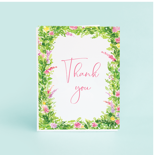 Floral "Thank You"