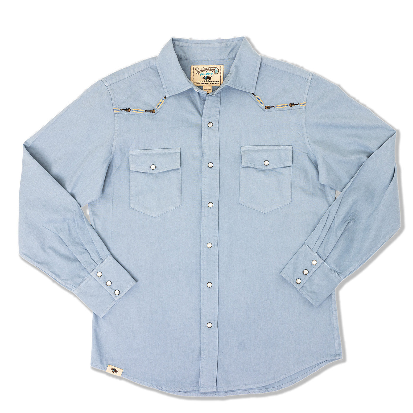 Surfboard & Ukulele Western Shirt