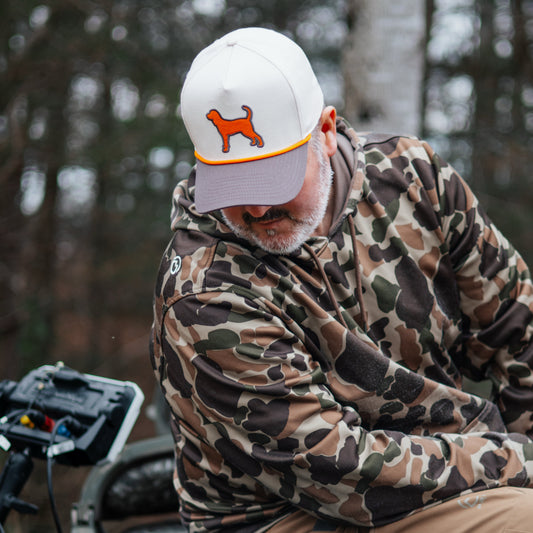 The Bluetick Hat in Bourbon Brown