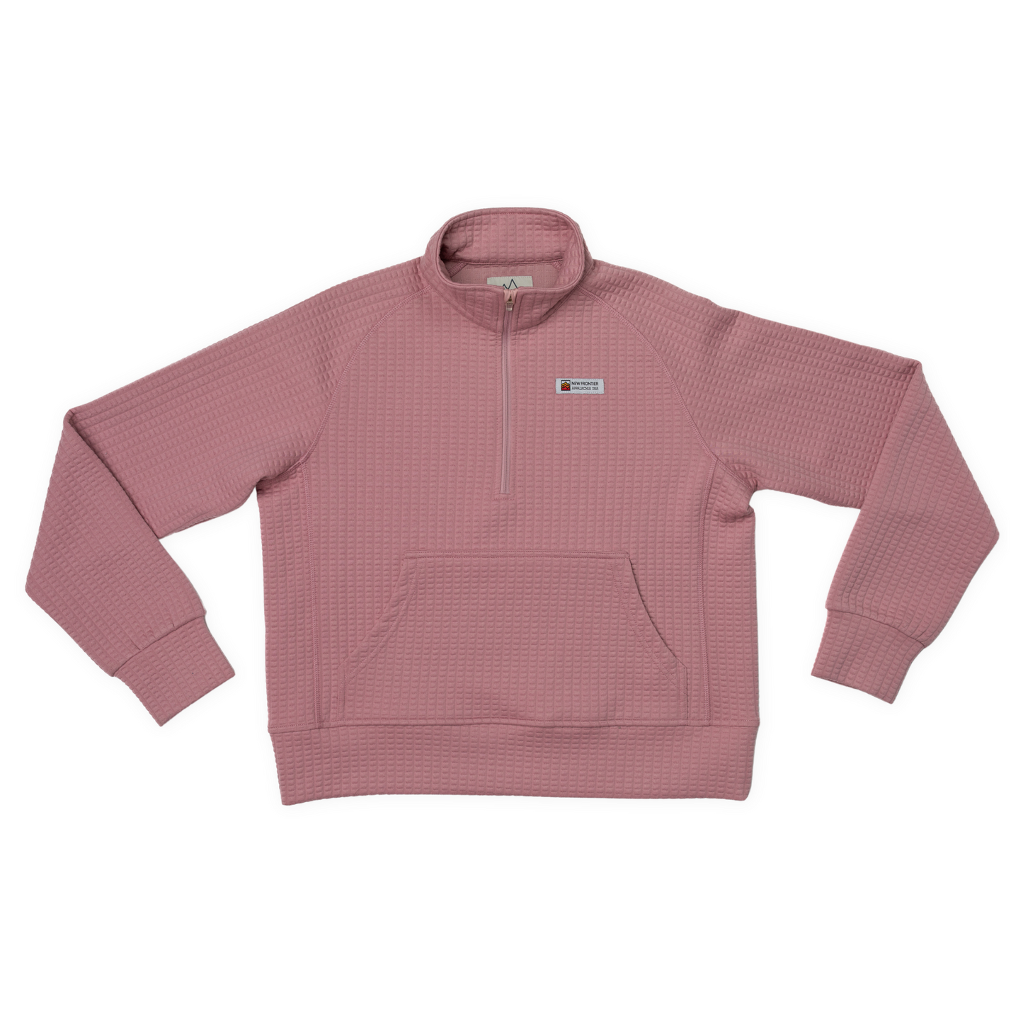 Women's Waffle 1/2 Zip (Carnation)