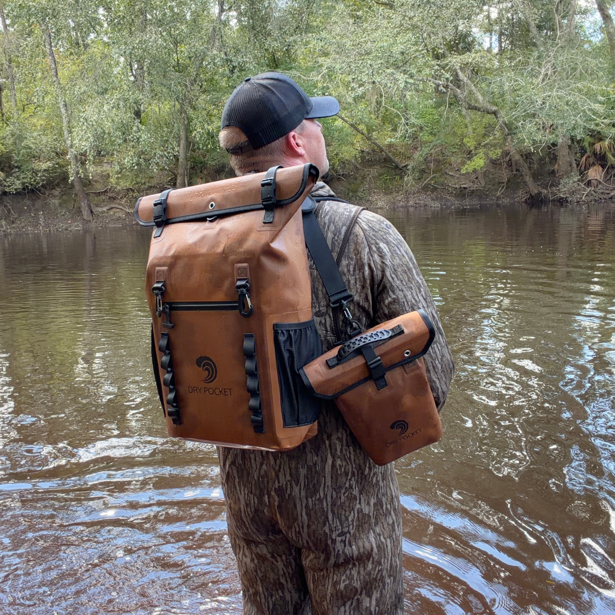 Waterproof Floating Shell Bag / Dry Bag - Coyote Brown