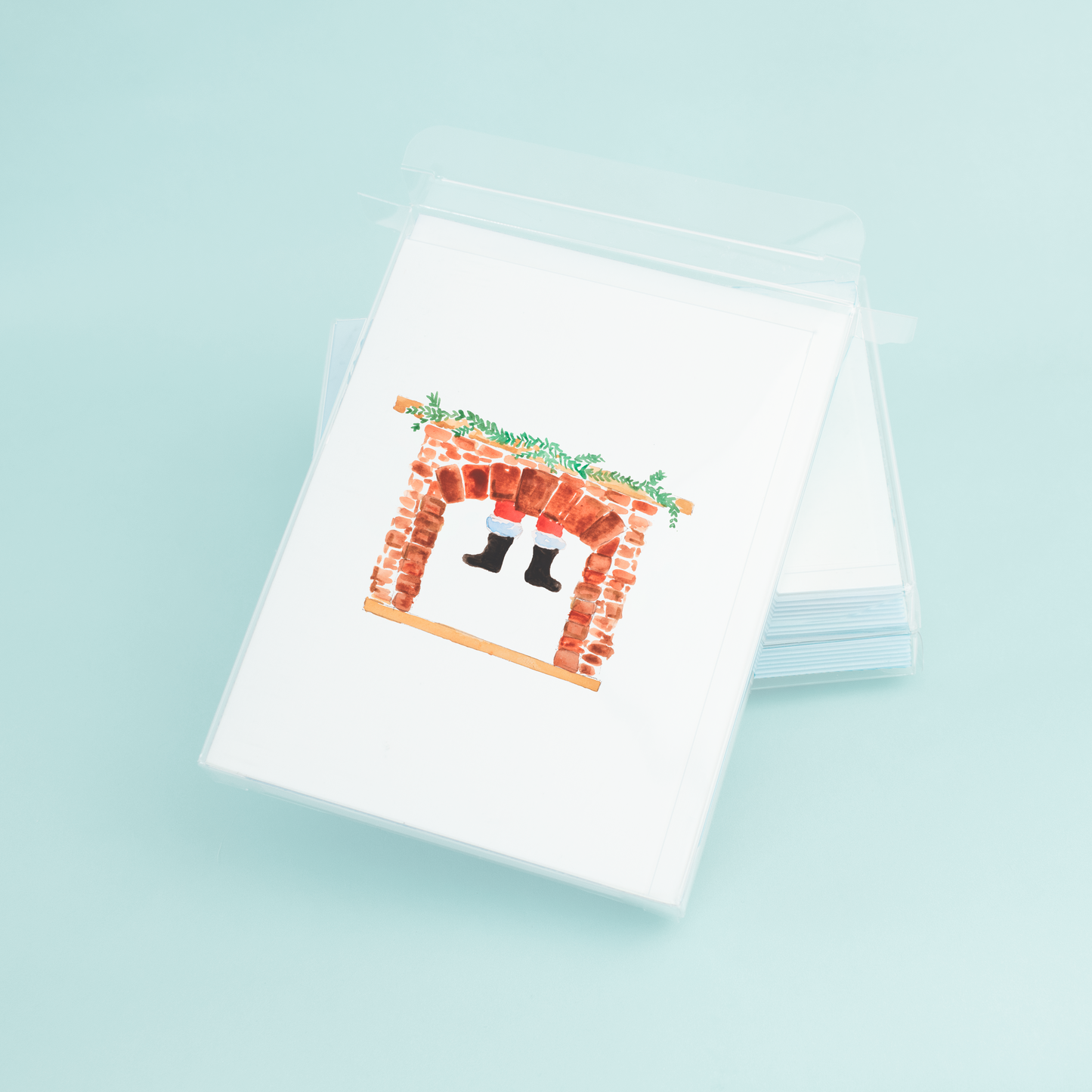 Santa in the Chimney