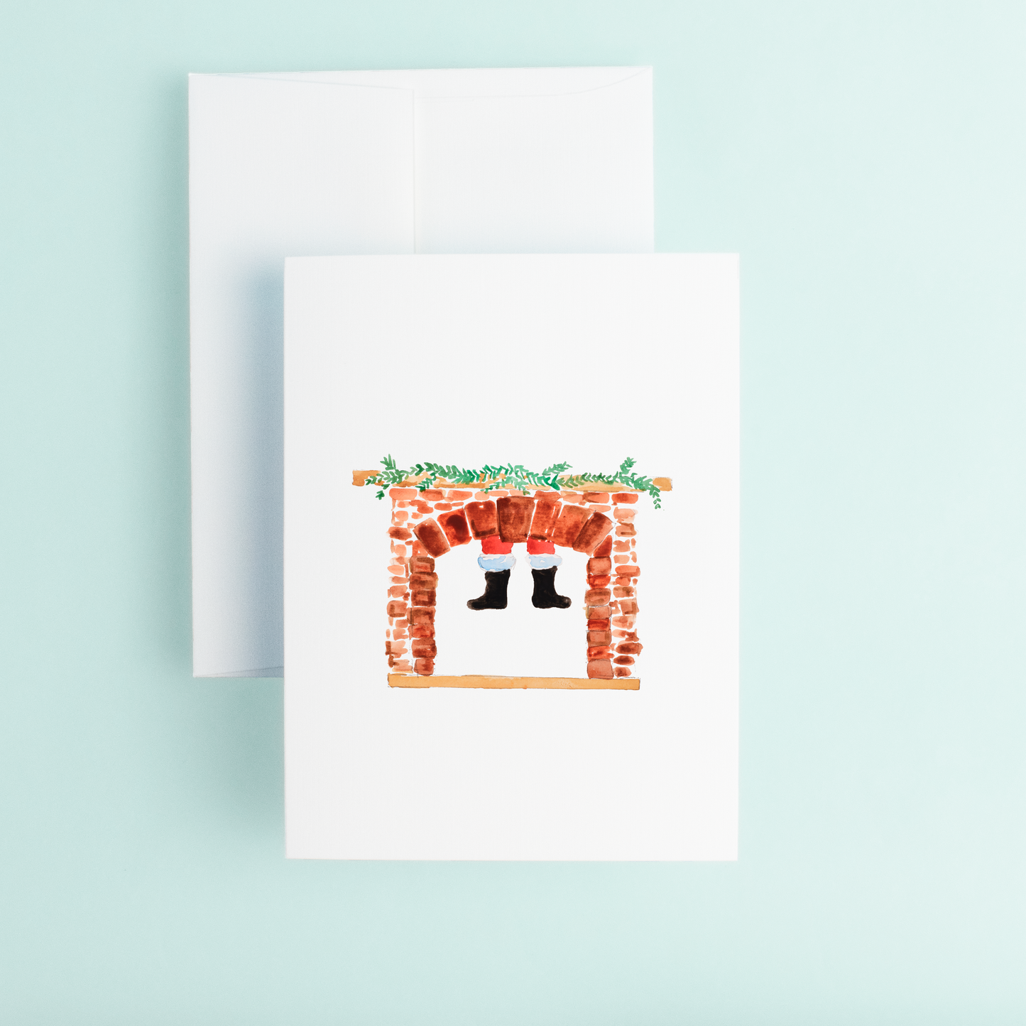 Santa in the Chimney