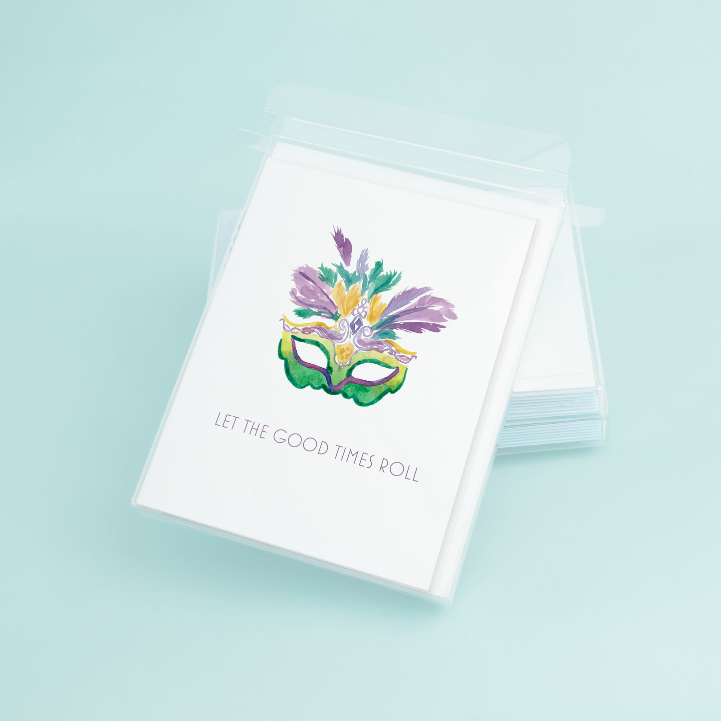 Mardi Gras Mask "Let The Good Times Roll"