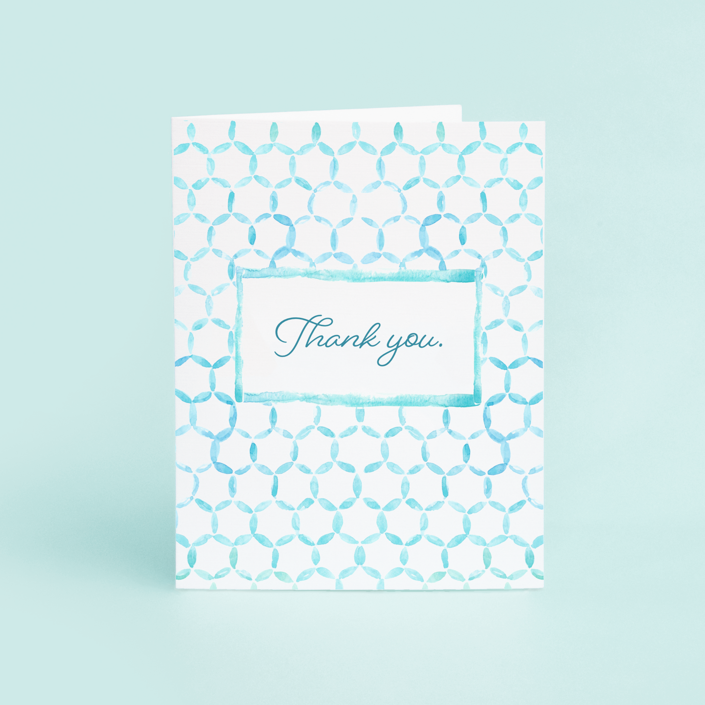 Blue Tiles Thank You