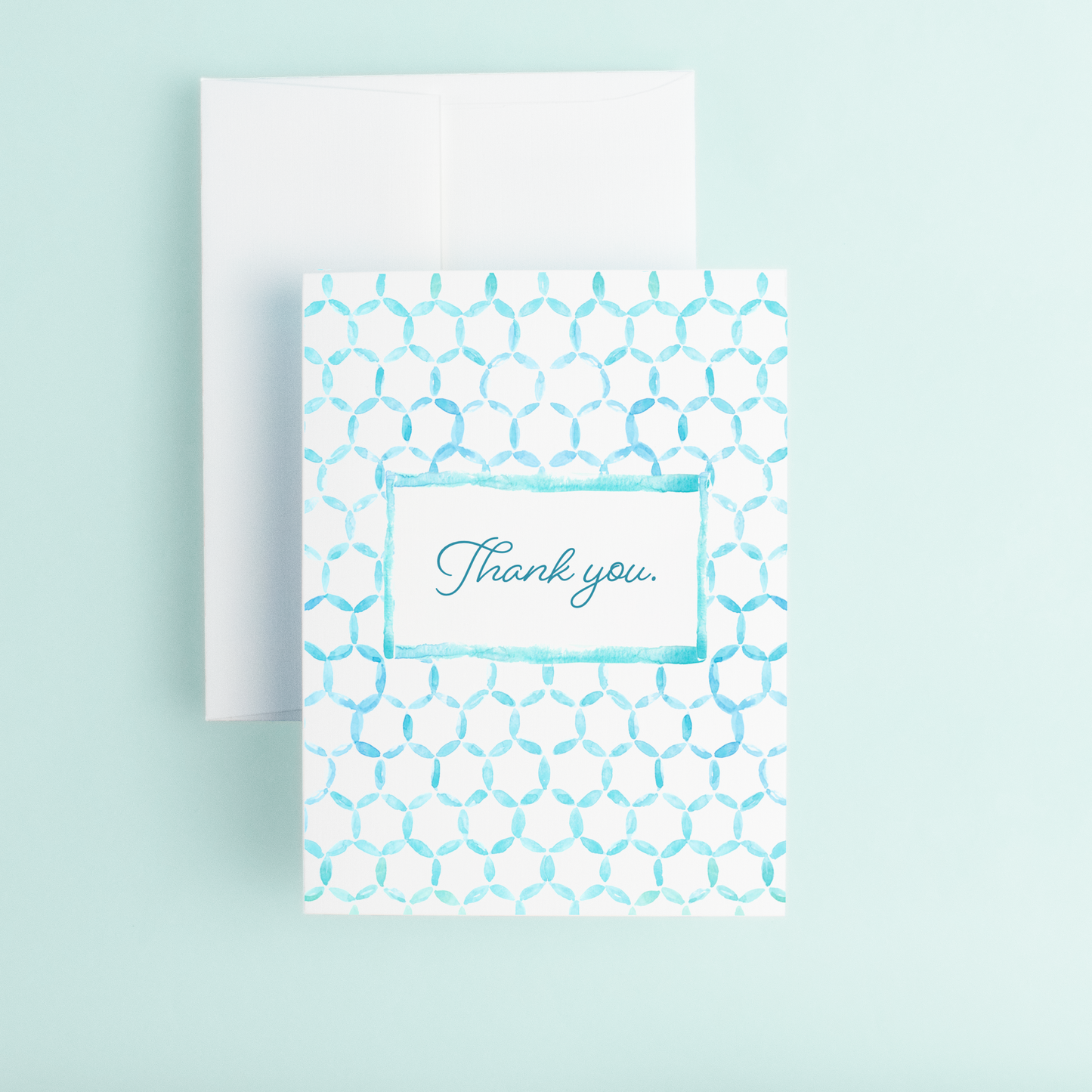 Blue Tiles Thank You