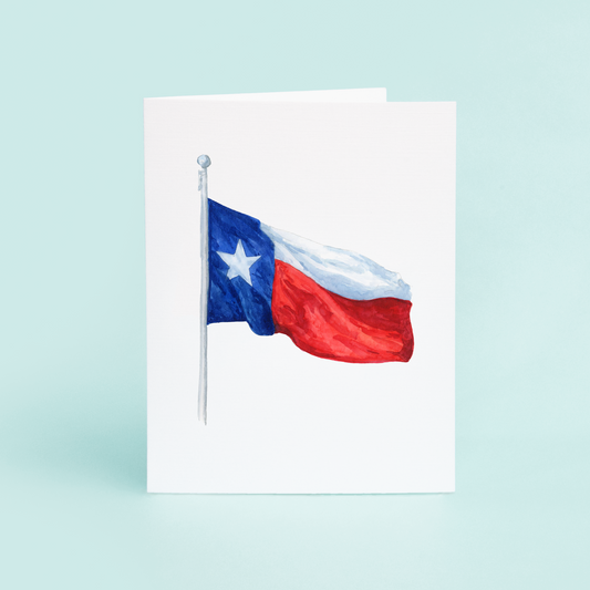 Waving Texas Flag