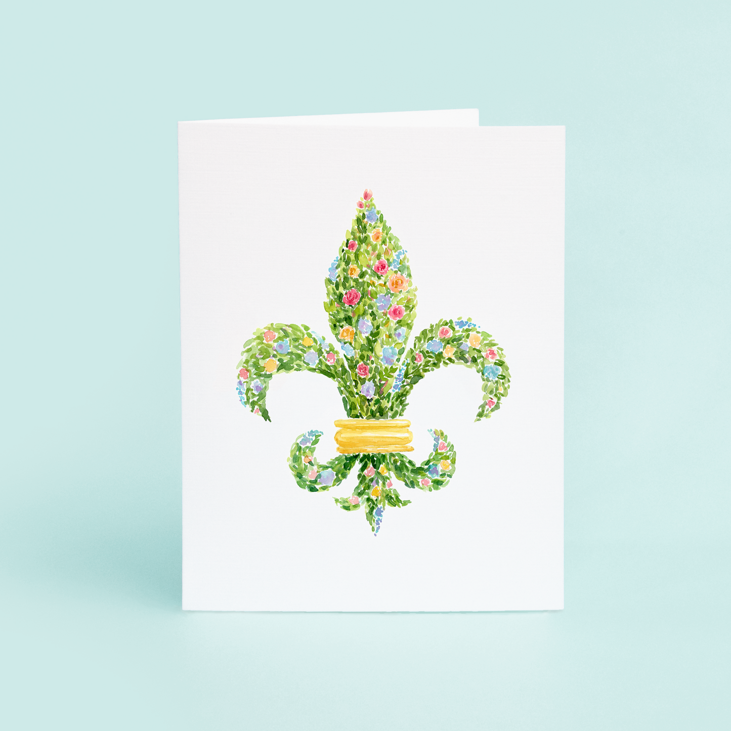 Floral Fleur De Lis