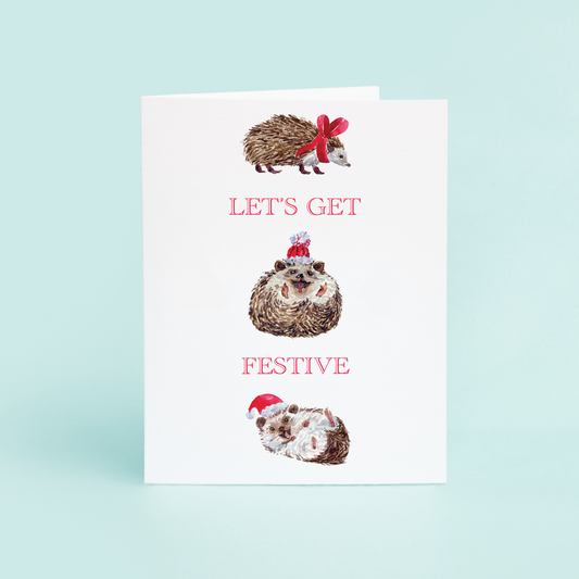 Let's Get Festive Hedgehogs