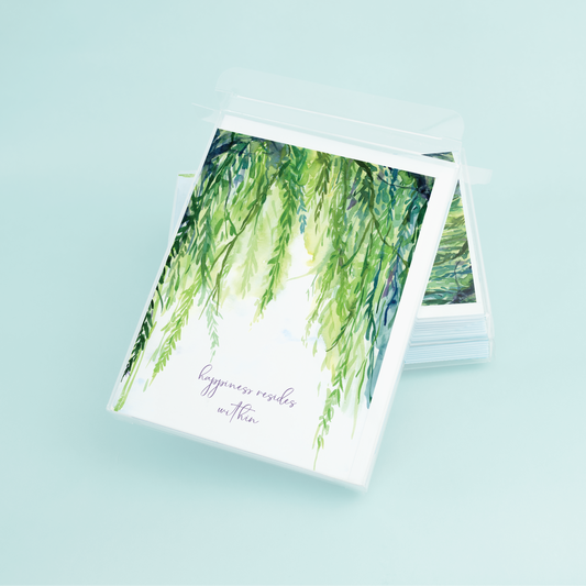 Willow Branches "Happiness Resides Within"