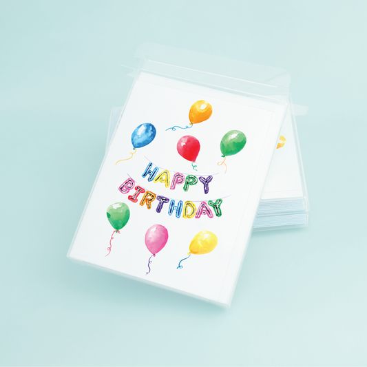Happy Birthday Balloon Banner