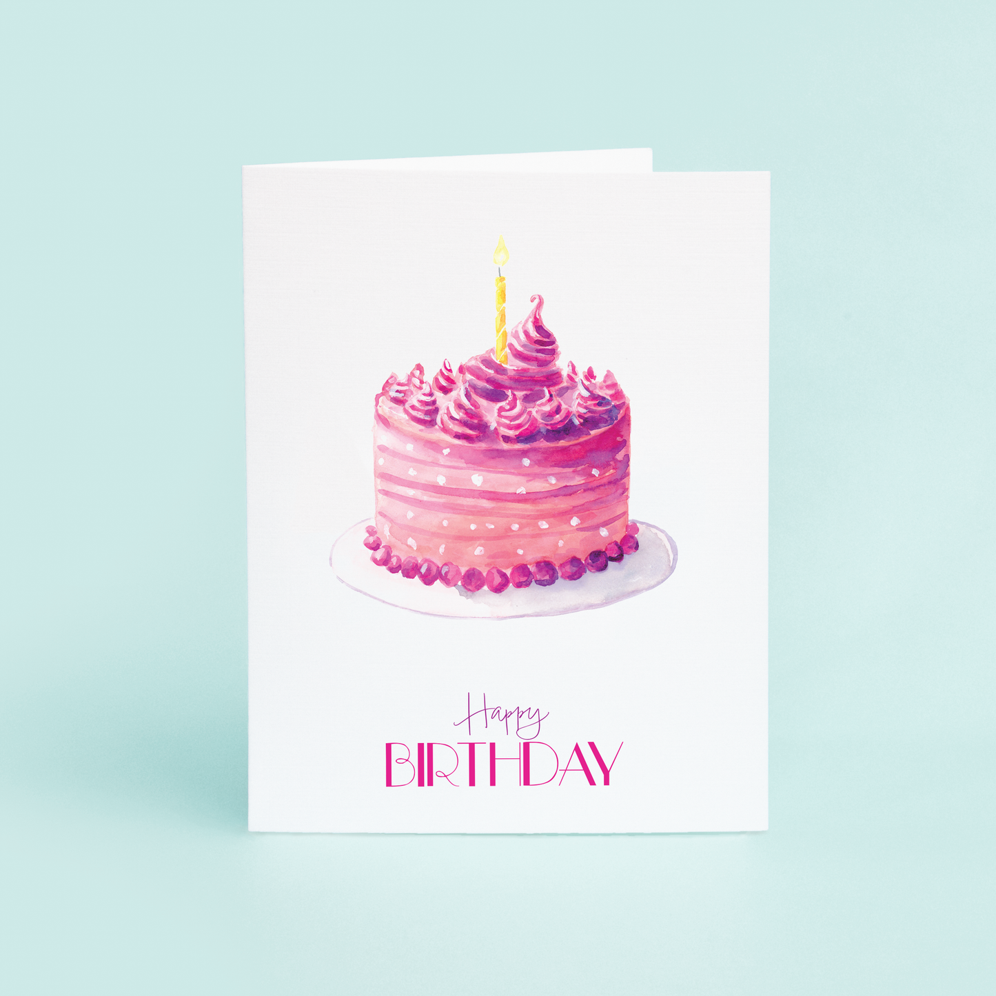 Pink Birthday Cake