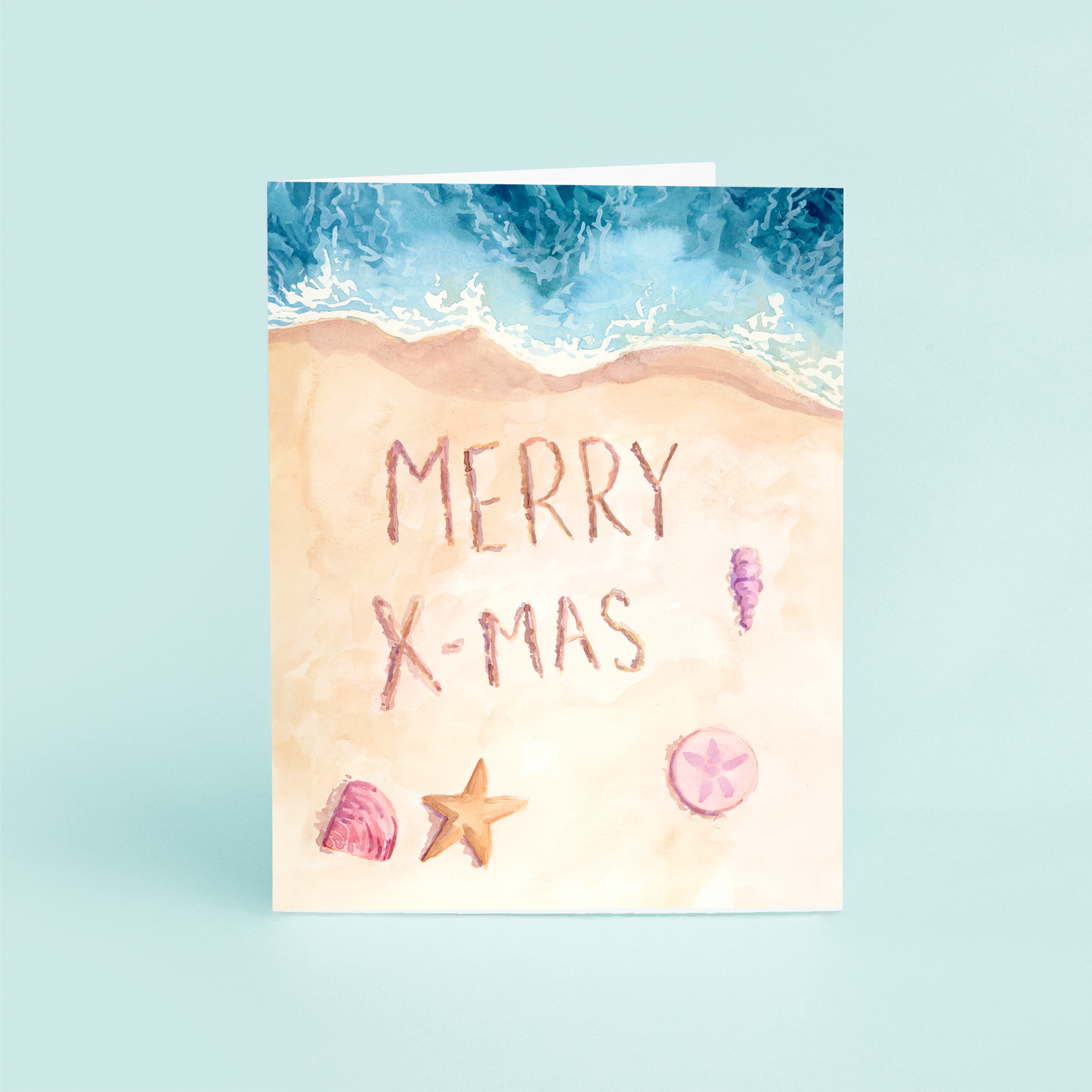 Beach Sand Merry Christmas