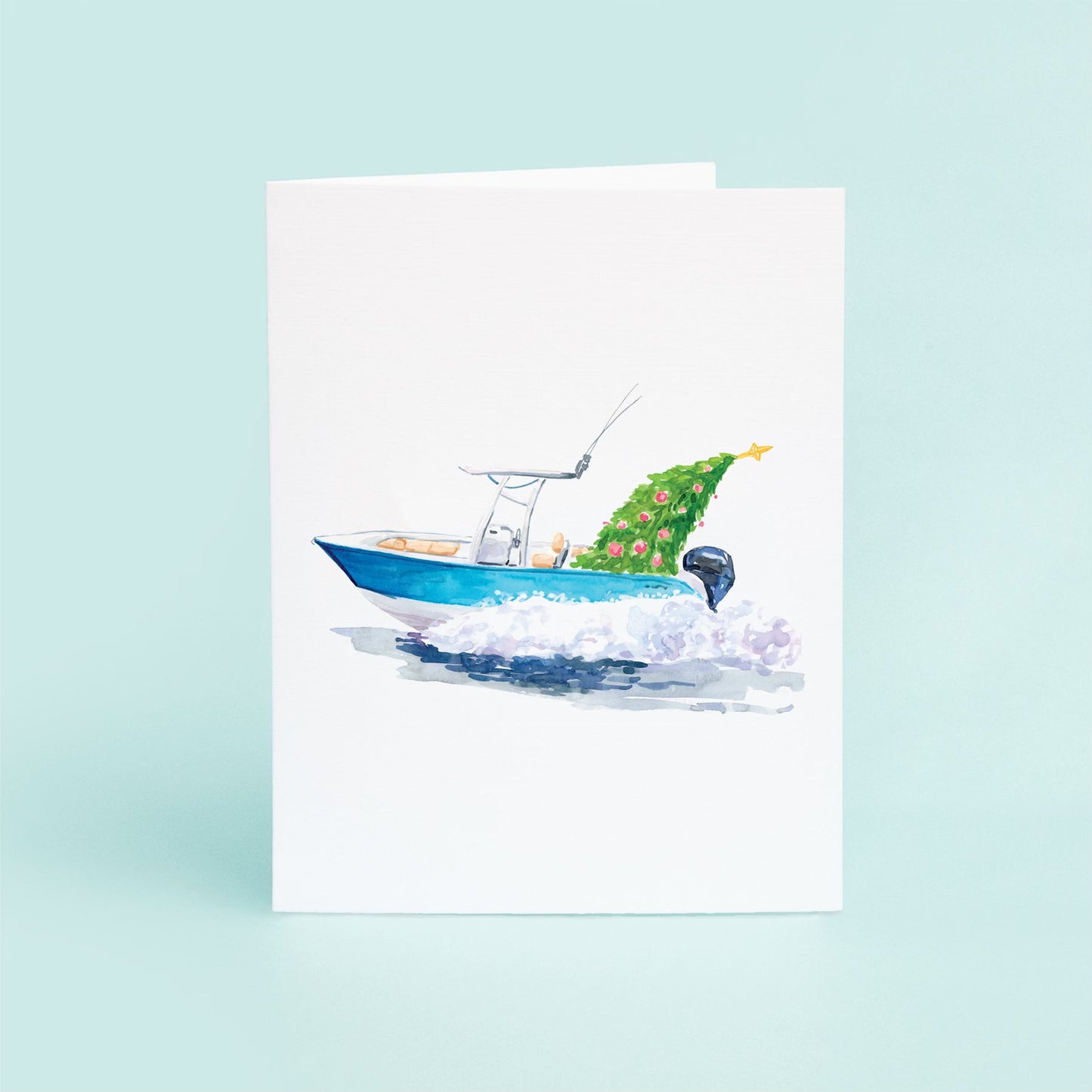 Christmas Fishing Boat