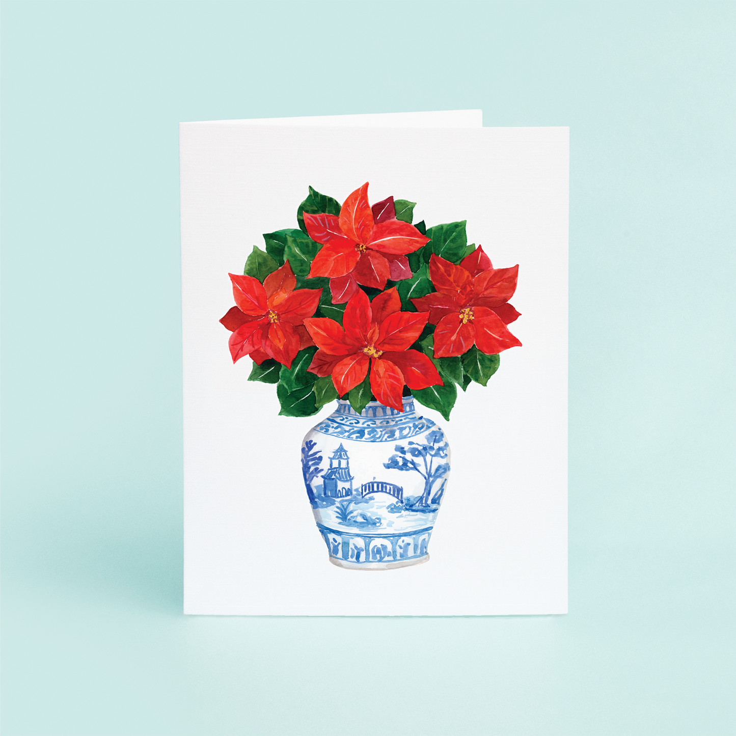 Chinoiserie Poinsettias