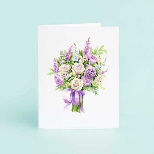 Purple Rose Bouquet