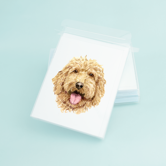Golden Doodle Portrait