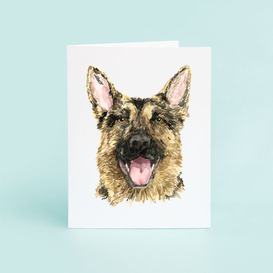 German Shepard Portrait