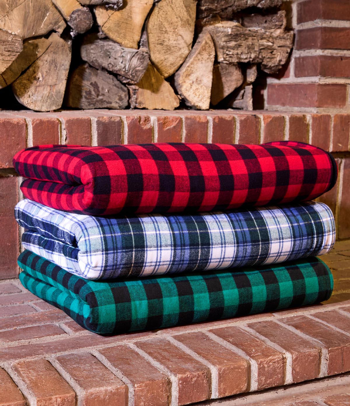 Stadium Blanket - Green Buffalo