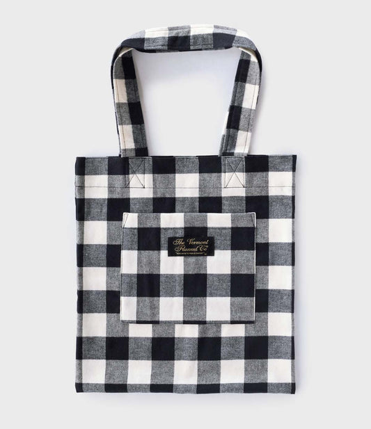 Flannel Tote Bag  - Upcountry Check
