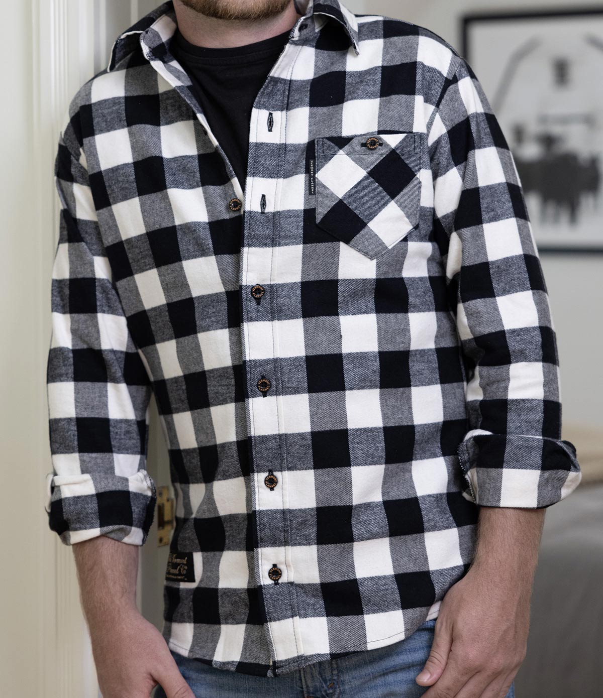Fitted Flannel Shirt - Upcountry Check
