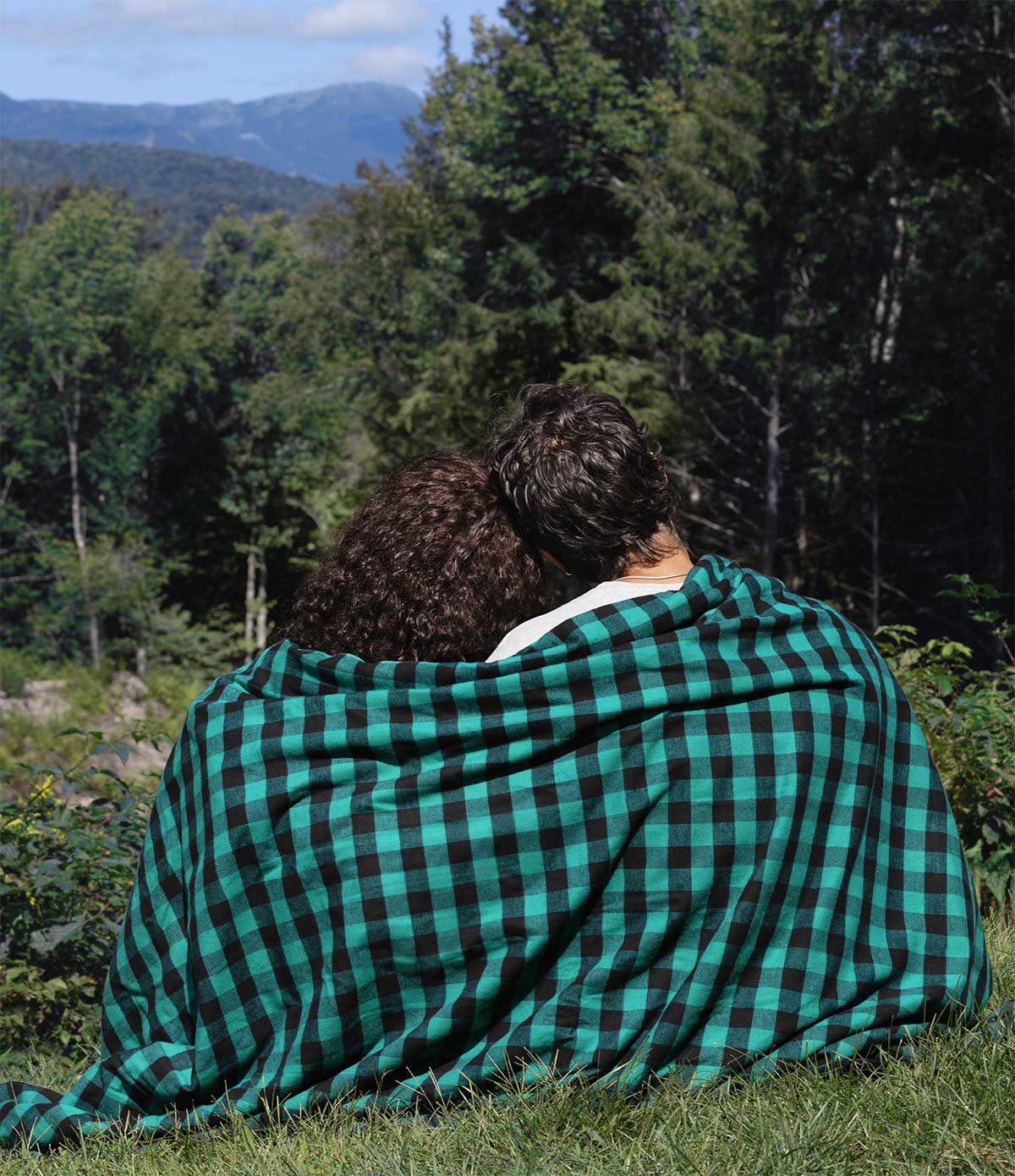 Stadium Blanket - Green Buffalo