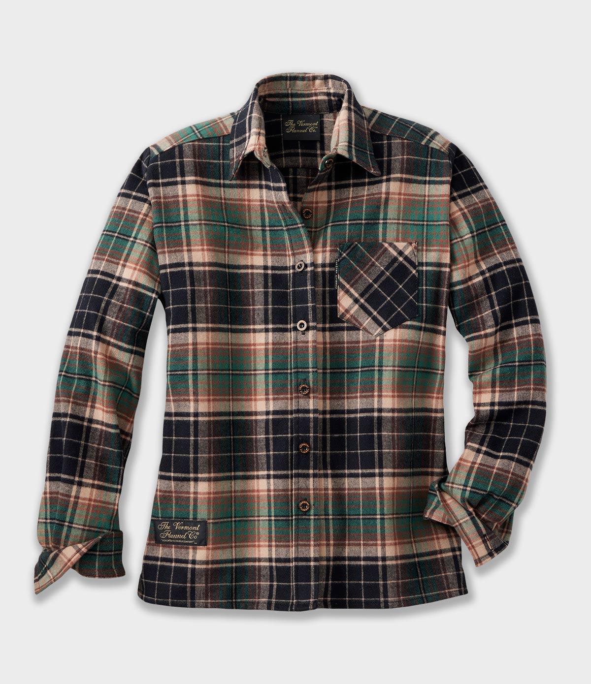 Women's Classic Flannel Shirt - Earth