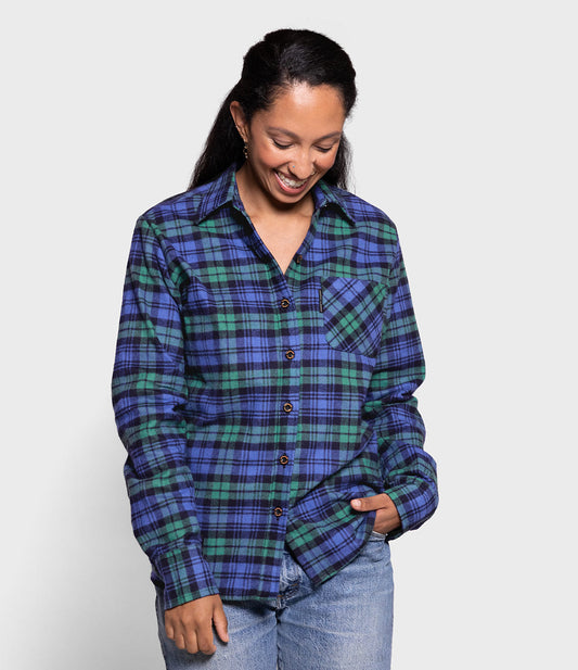 Women's Classic Flannel Shirt - Black Watch