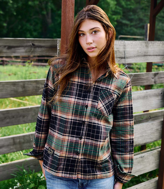 Women's Classic Flannel Shirt - Earth