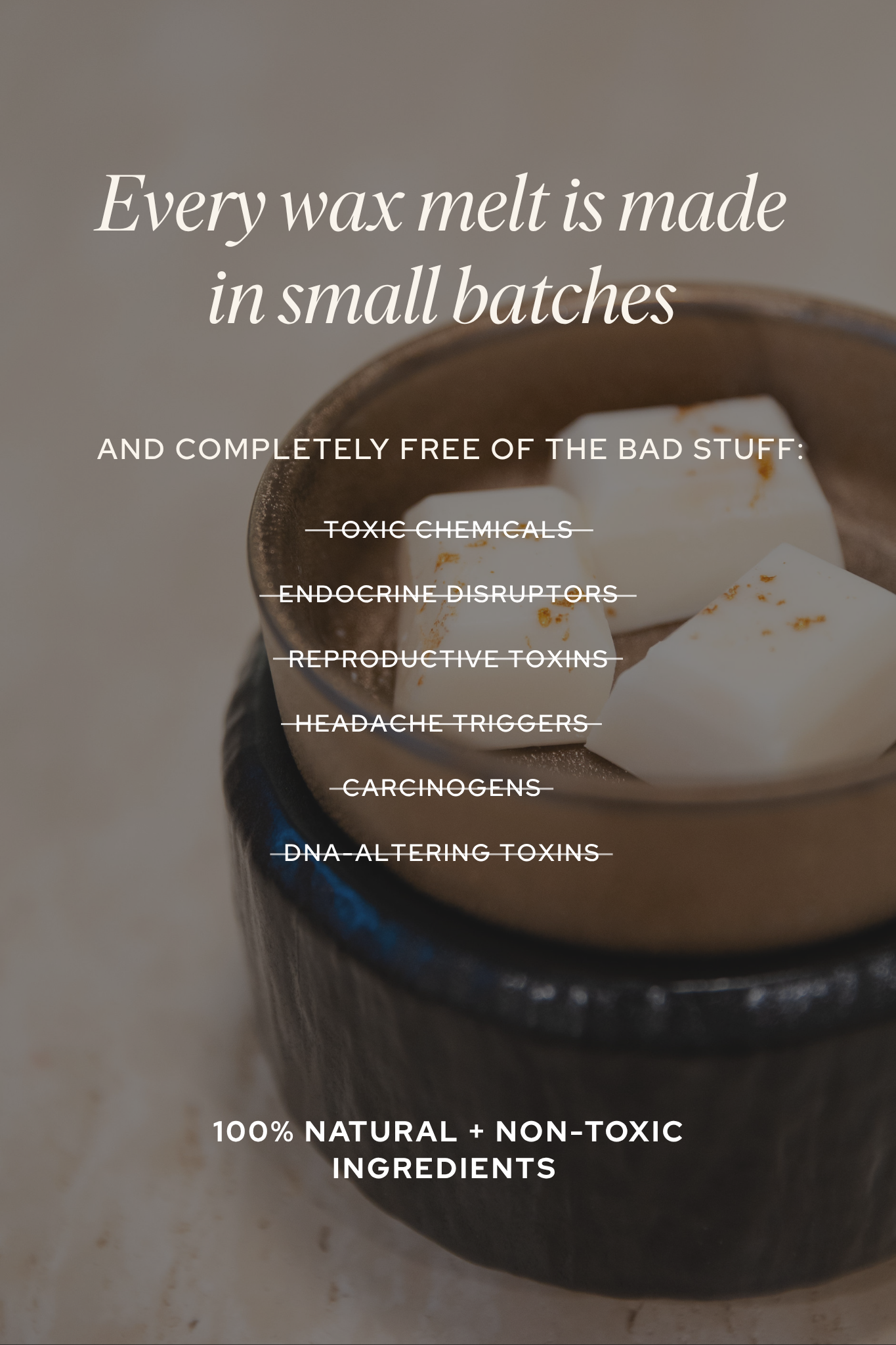 Soy Wax Melts (Natural, Vegan & Non-Toxic)