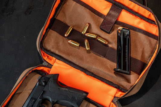 White Wing Waxed Canvas Deluxe Pistol Case