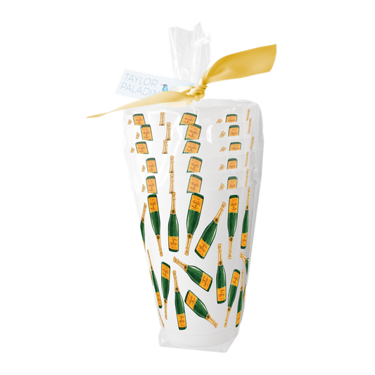 Champagne Pattern Frosted Cup