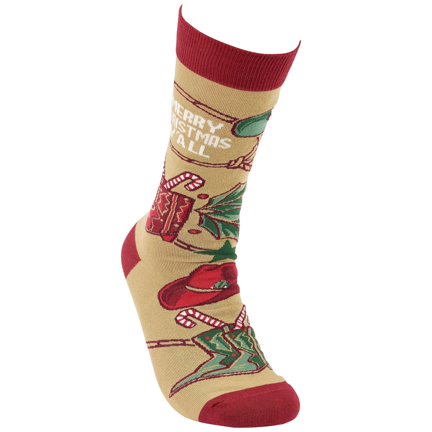 Merry Christmas Y'all Socks