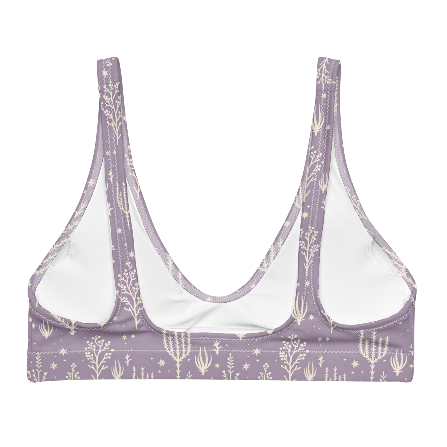 Ocotillo Sunrise: West Texas Blooms High-Waisted Bikini Top