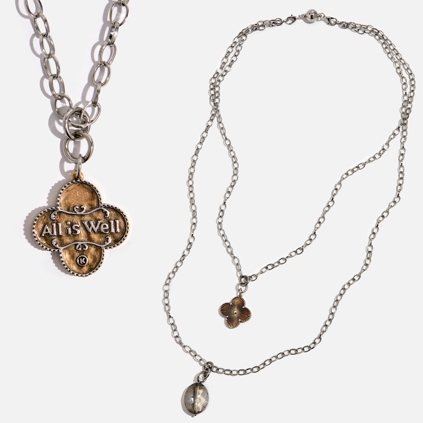 All is Well Clover Original Lite Necklace