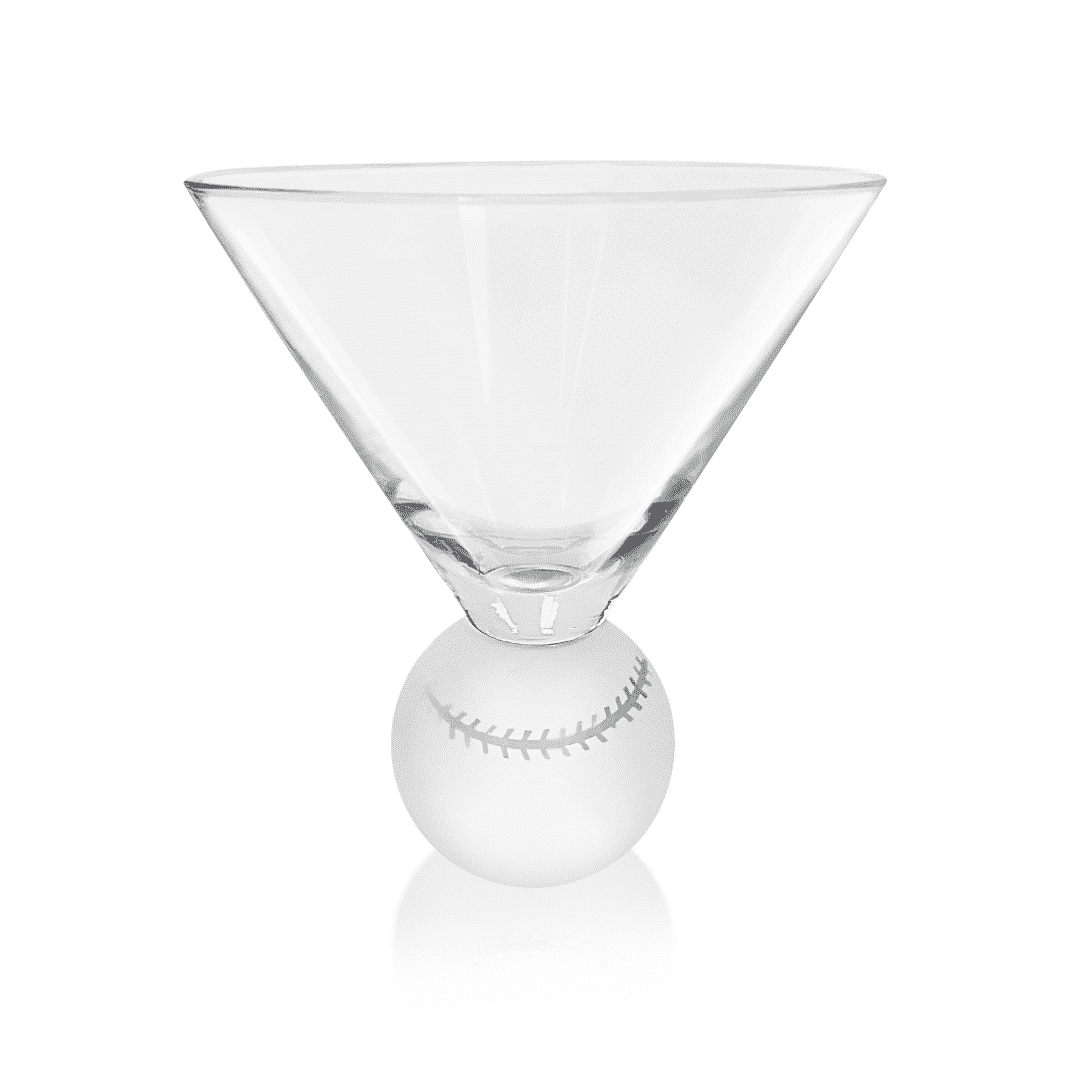 Baseball Martini Glasses