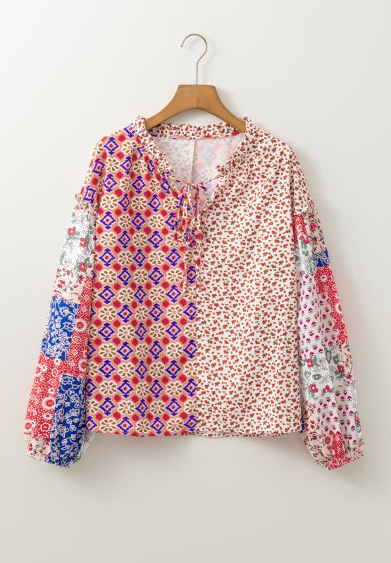Polly Print Blouse