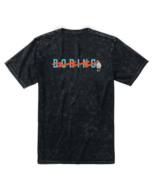 THE BORING TAGLINE - BLACK PRIMO GRAPHIC TEE