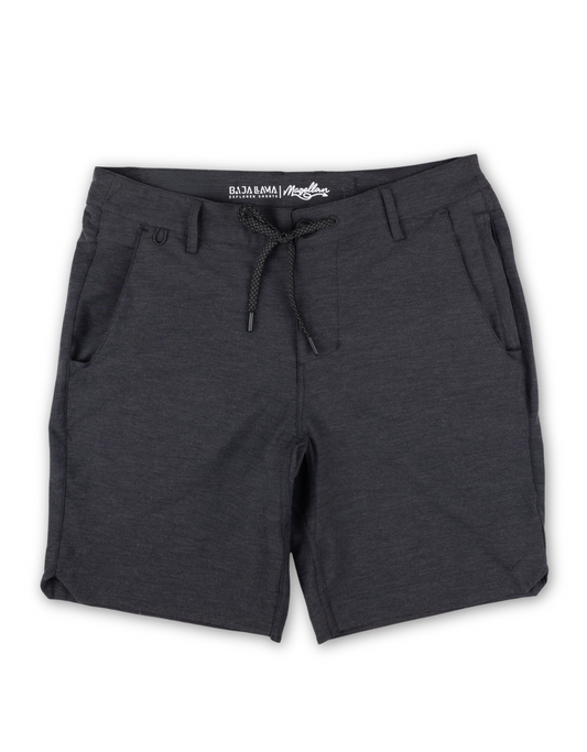 MAGELLAN EXPLORER SHORTS - BLACK HEATHER