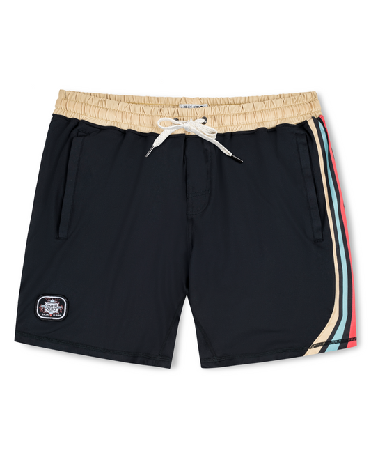 MACH ZERO LOUNGE SHORTS - RETRO BLACK