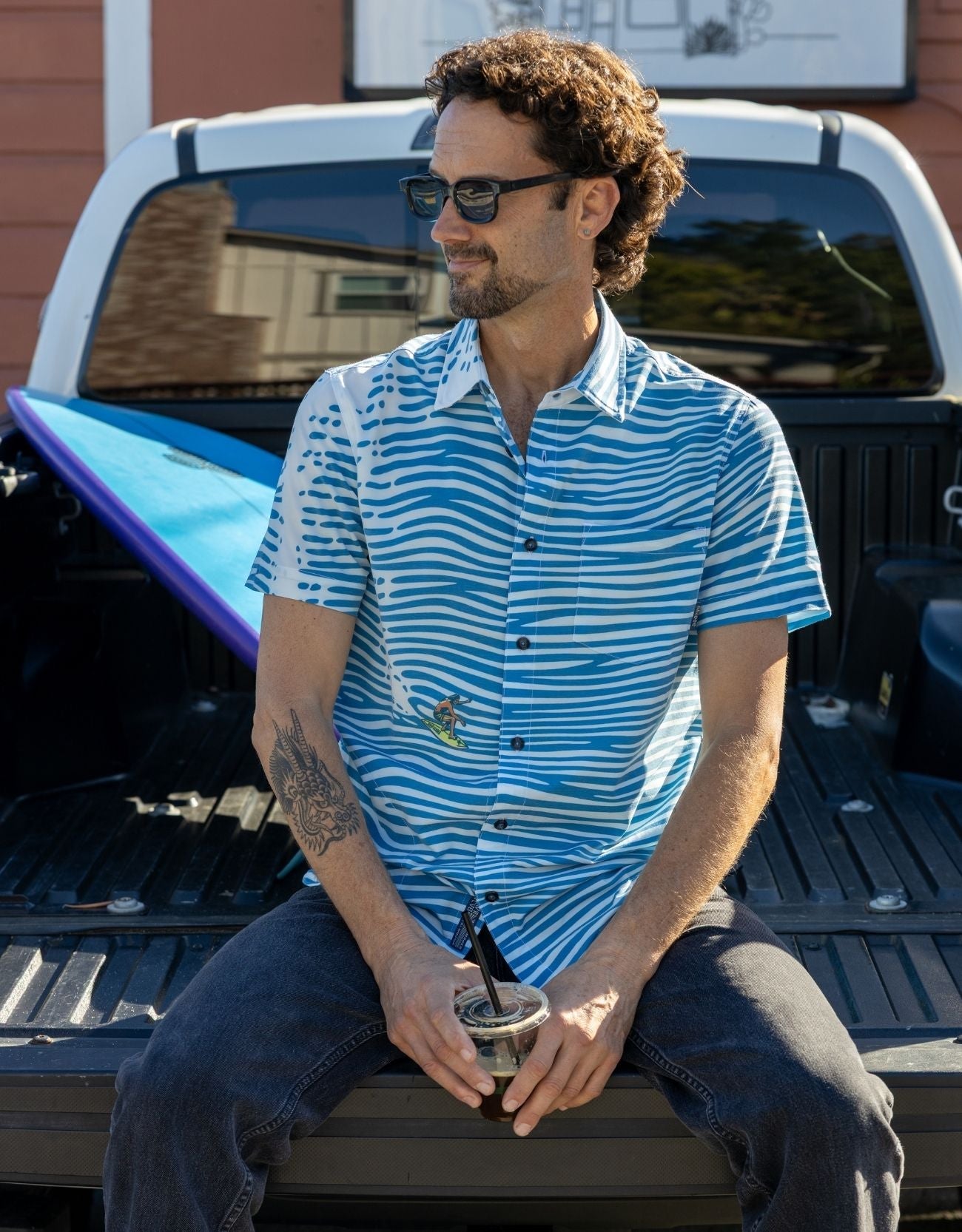 100 FOOT WAVE - VAGABOND™ BUTTON UP