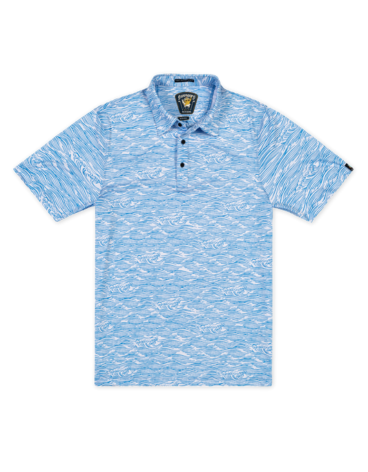 ROLL TIDES - BLUE SWINGERS PERFORMANCE POLO
