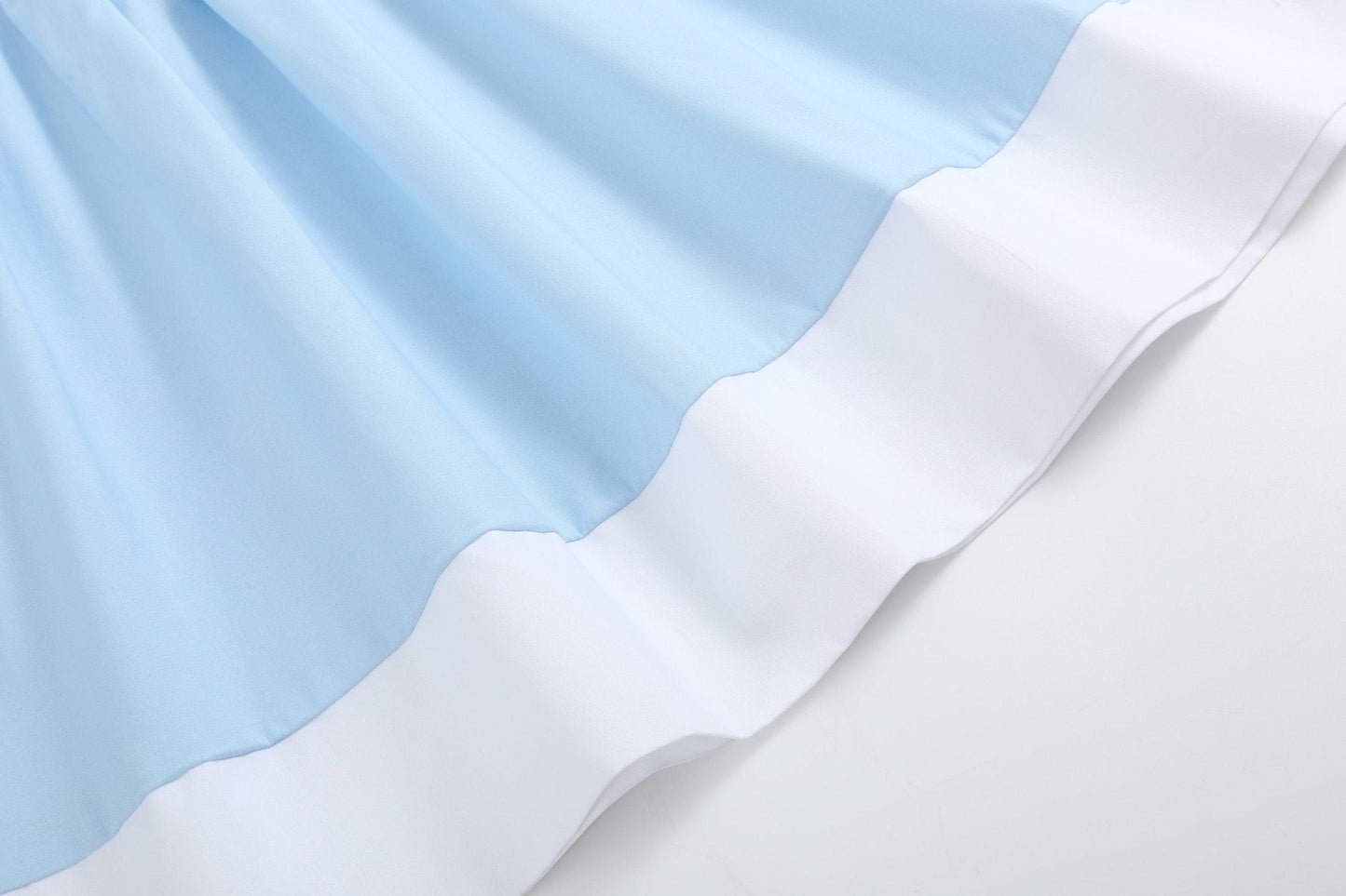 Blue Big Sister Smocked Dress