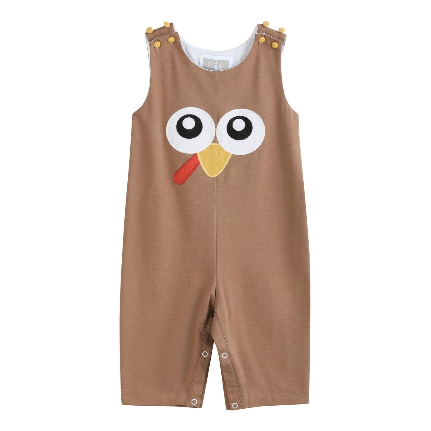 Brown Turkey Face Overalls